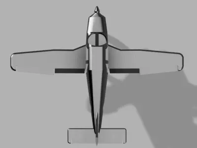Piper ArcherII PA28-181 with flaps keychain 3D print model