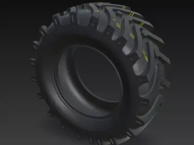 Only Tyre 3d Model 3D model