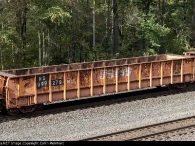 HO Norfolk Southern M-272 MOW Crosstie Gondola  3D print model