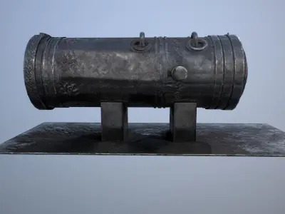 Cannon Free 3D model