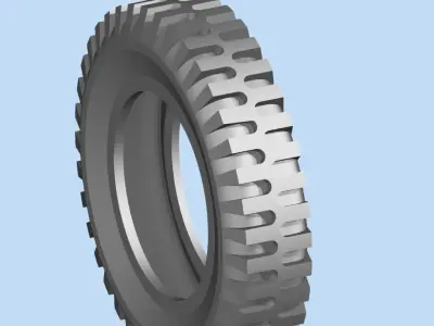 tire willys  rc modelo 3d print escala 3D print model