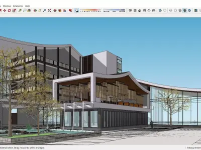 Sketchup Hotel K5 3D model