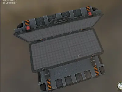 resupply box Low-poly 3D model