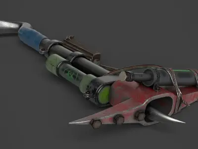 Modifiable Strike Weapon 20 Low-poly 3D model