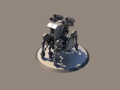 First Order Heavy Scout 3D model
