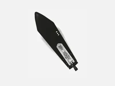 SciFi Sword B07 Black White - Sci Fi Weapon Design Low-poly 3D model