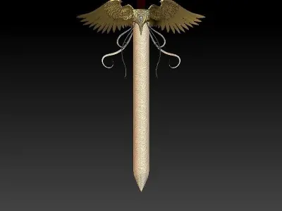 Fantasy Sword 3D model
