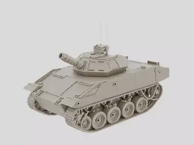 Tracked Infantry Fighting Vehicle for 3D print 3D model