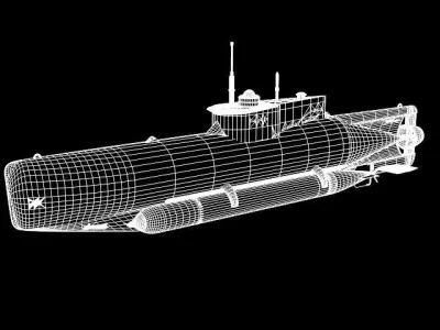 U XXVII Seehund 3D model