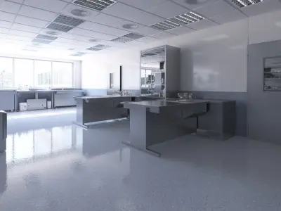 Pathology Laboratory 1 3D model