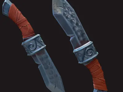 Magnus Knife - Game Ready -  Free low-poly 3D model