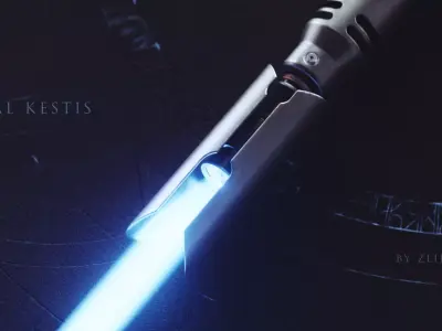 Carl lightsaber 3D model