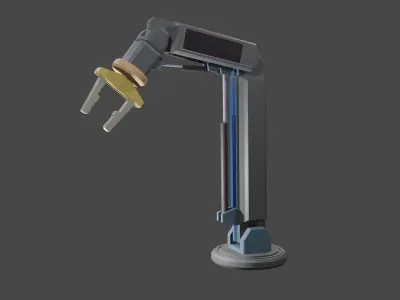 industrial robot arm  3D model purchase