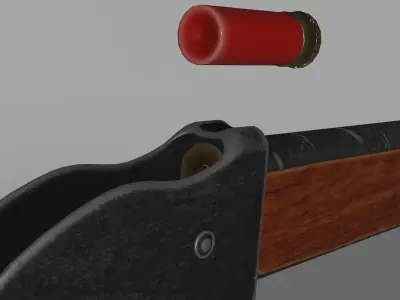 Winchester M1887 3D model