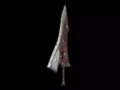 Soul Edge 3D Game Ready Weapon Asset Low-poly 3D model