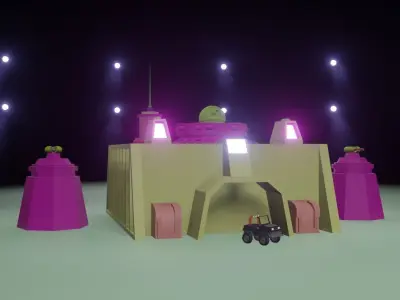 Game Asset 3D model