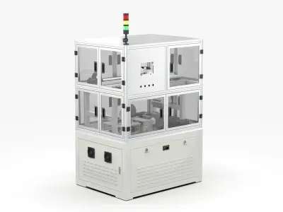 Automatic One Drag Four Pad Printing Machine 3D model