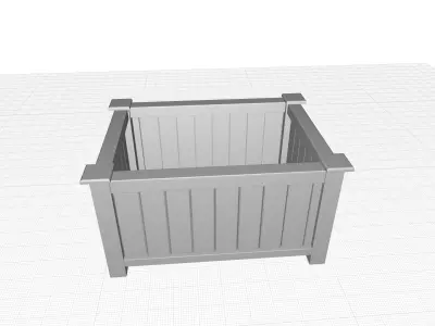 AnNam Wood Crate 3D model