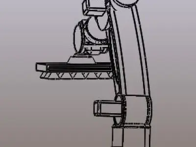 Industrial robot 3D model 4