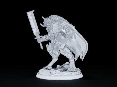 tanarukk warrior v3 3D print model