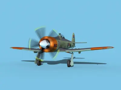 Hawker Sea Fury Royal Neatherland 3D model