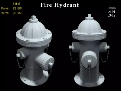 Fire Hydrant 3D model purchase