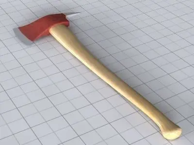 fireman axe 3D model