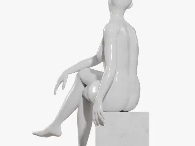  Female mannequin pose 8 PBR 