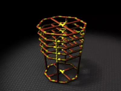 Organic Vinegar reactor Structure Free 3D model