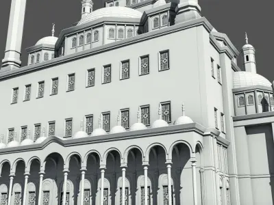 Mohamed ali mosque 3D model