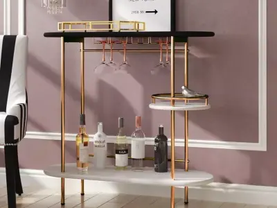 Indiana Bar Wine Storage 3D model