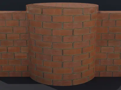 Free Unreal Engine 5 Brick and Walls Materials Pack Free low-poly 3D model