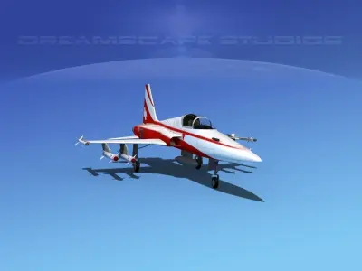 Northrop F-5E Tiger Switzerland 3D model
