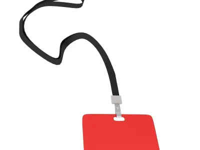 ID badge 3D model