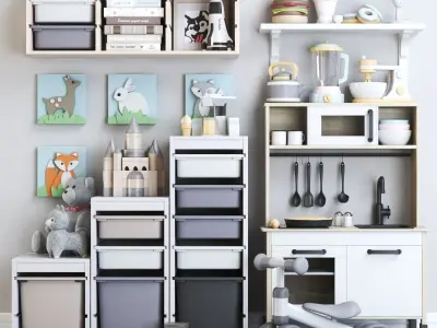 Furniture for nursery 15 3D model