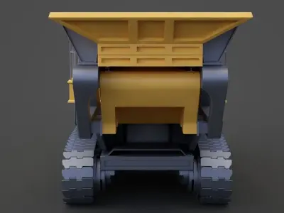 construction machinery 01 3D model
