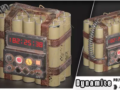 Dynamite 13 3D model
