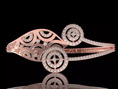 Art Deco Bracelet 05 3D print model