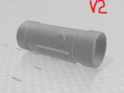 Star Wars SWBF2 Inferno Squad Inferno Squad belt detonator part 3D print model