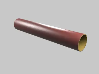 SML cast iron pipes and fittings 3D model