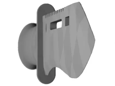 Tactical Knife 3D model get