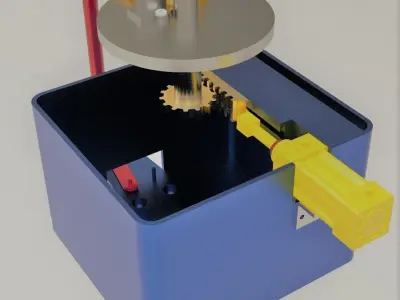 Copper Tube M Shape Bending Machine Low-poly 3D model