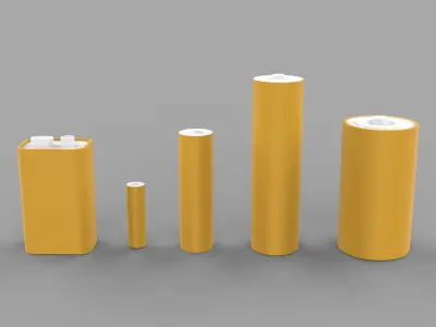 Battery 3D model