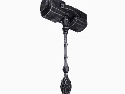 Battle hammer 3D model purchase