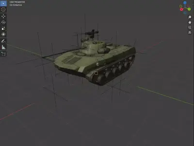 Military Tracked IFV  3D model