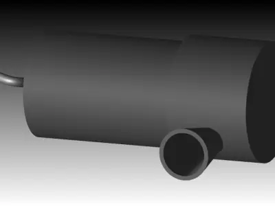 turbine generator  Free 3D model