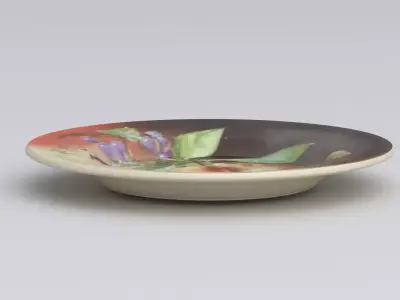 Antique and vintage plate v6 3D model