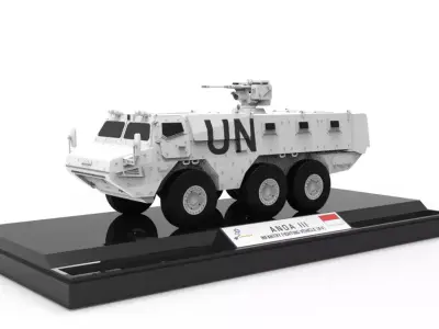 PINDAD ANOA3 3d model for 3dprinted miniature 3D print model