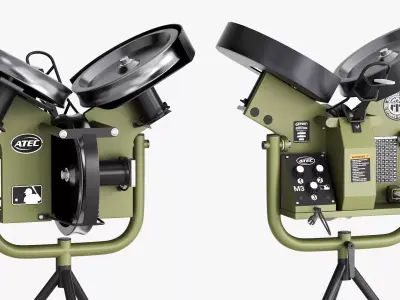 ATEC M3 Baseball Pitching Machine 3D model