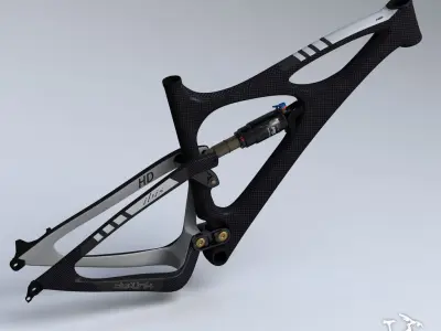 Bike Frame Mojo HD 3D model
